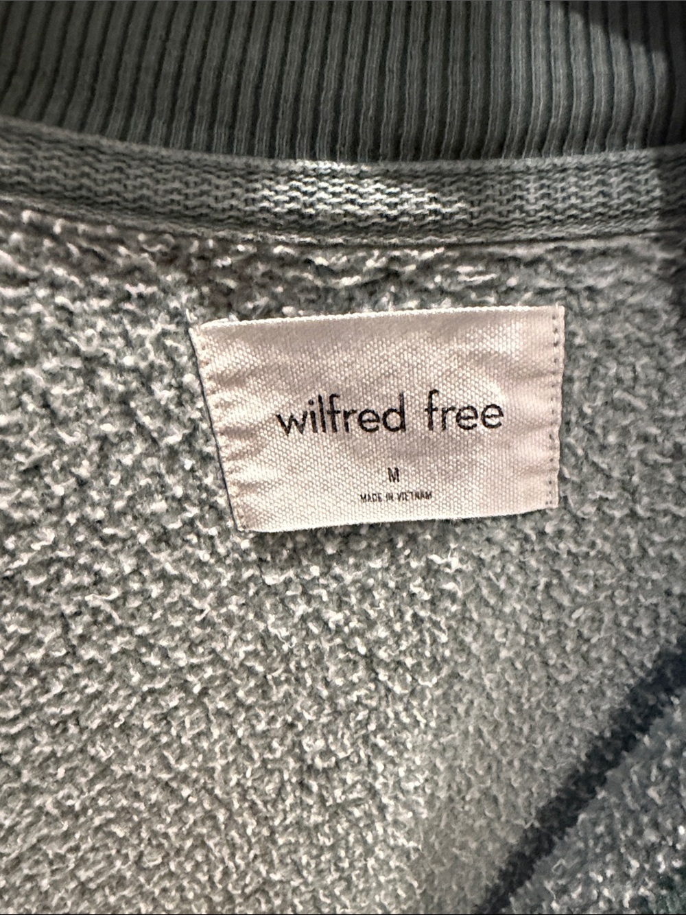 Aritzia Wilfred Sage Half-Zip Sherpa Pullover - Picture 2 of 3